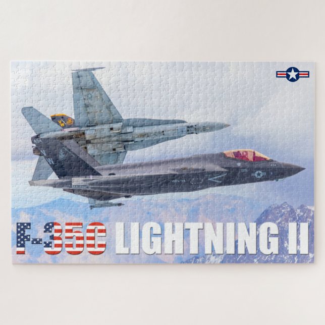 F-35C LIGHTNING II (20x30 INCH) Jigsaw Puzzle (Horizontal)