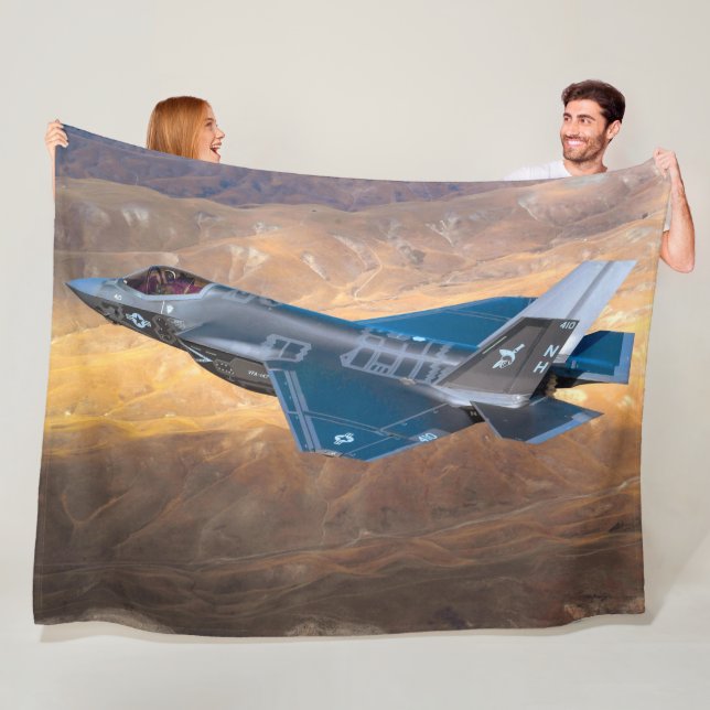 F-35C LIGHTNING II FLEECE BLANKET (In Situ)