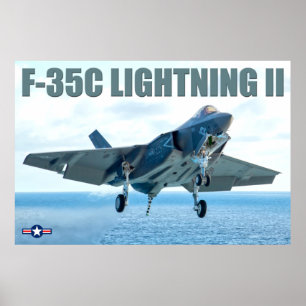 F-35C LIGHTNING II POSTER