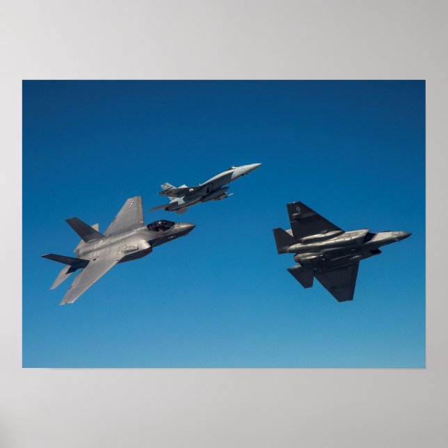 F-35C Lightning II Poster (Front)