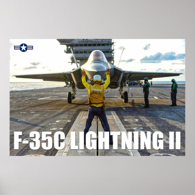 F-35C LIGHTNING II POSTER (Front)