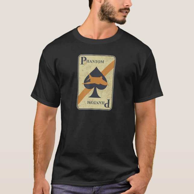 F 4 Phantom  Distressed  T-Shirt (Front)