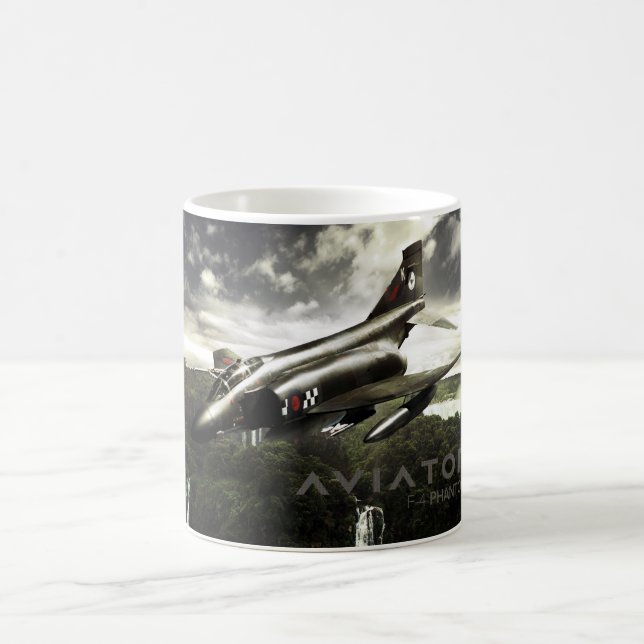 F-4 Phantom Fighter Jet Coffee Mug (Center)