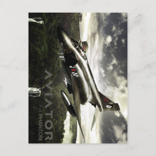 F-4 Phantom Fighter Jet Postcard