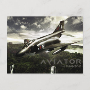 F-4 Phantom Fighter Jet Postcard