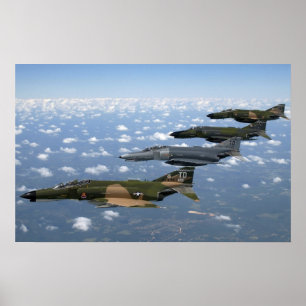F-4 Phantom II Heritage Flight Poster
