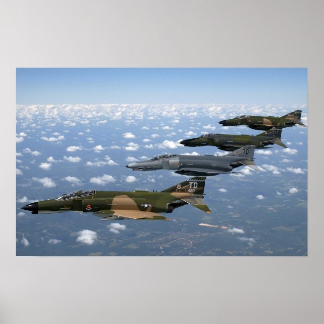 F-4 Phantom II Heritage Flight Poster (Front)