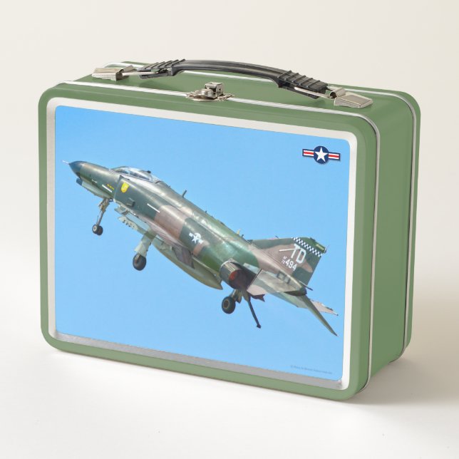 F-4 PHANTOM METAL LUNCH BOX (Front)