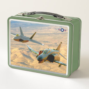 F-4 PHANTOM METAL LUNCH BOX