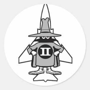 F-4 Phantom Spook Classic Round Sticker
