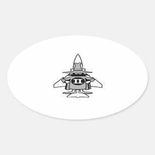 F-4 Phantom Spook Oval Sticker