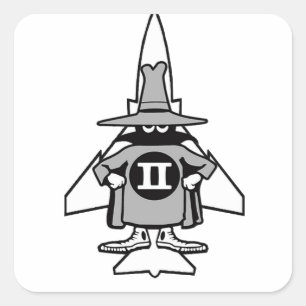 F-4 Phantom Spook Square Sticker