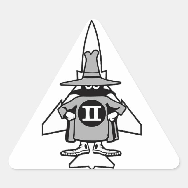 F-4 Phantom Spook Triangle Sticker (Front)