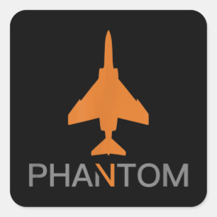 F-4 Phantom Square Sticker