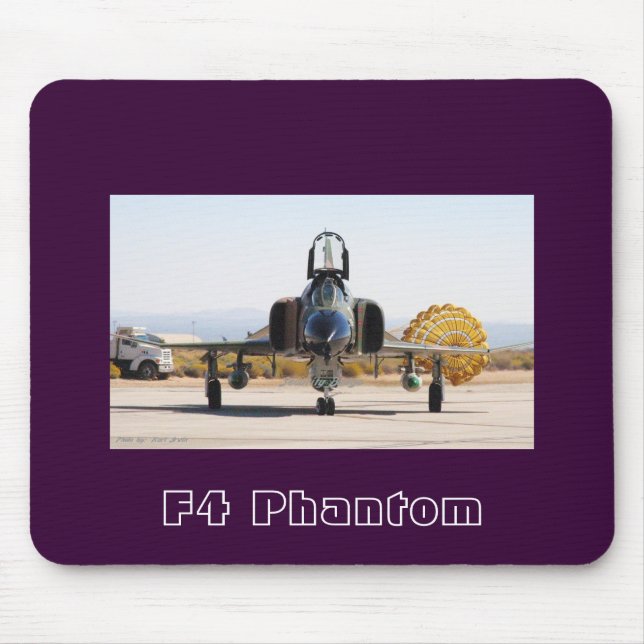 F-4 Phantom with Drag Chute, F4 Phantom Mouse Mat (Front)