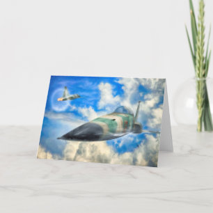 F-5N Tiger II FIGHTER JET “GOING SUPER SONIC” Card