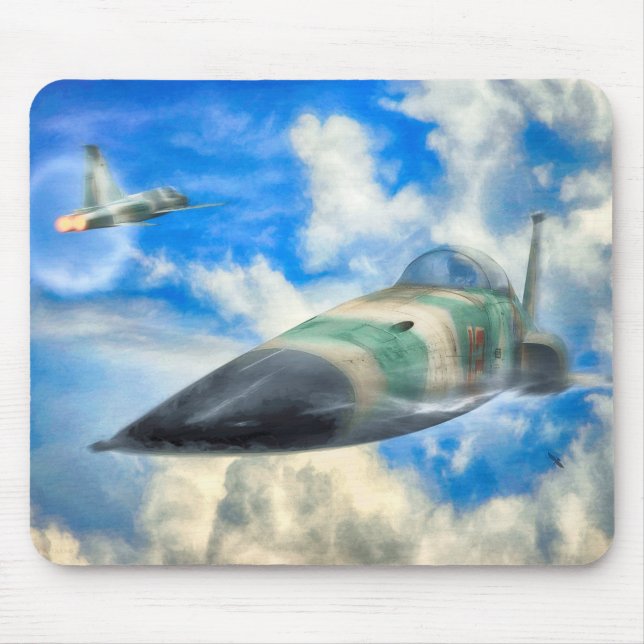 F-5N Tiger II FIGHTER JET “GOING SUPER SONIC” Mouse Mat (Front)