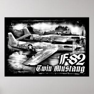 F-82 Twin Mustang Poster