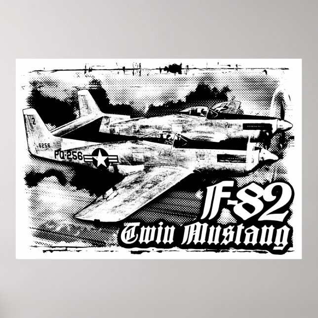 F-82 Twin Mustang Poster (Front)