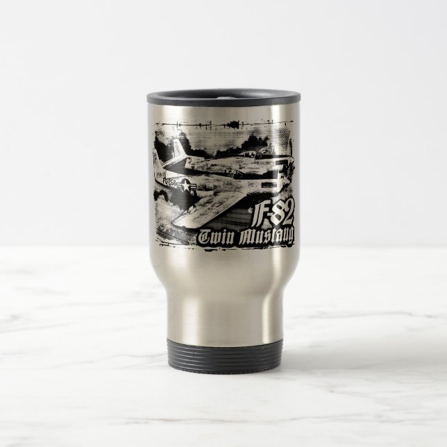 F-82 Twin Mustang Travel Mug (Center)