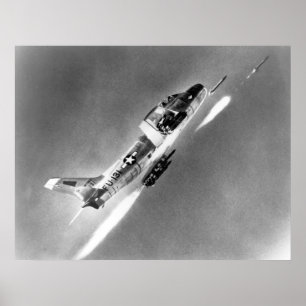 F-86 Sabre Jet Poster