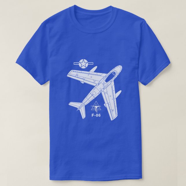 F-86 Sabre Jet T-Shirt (Design Front)