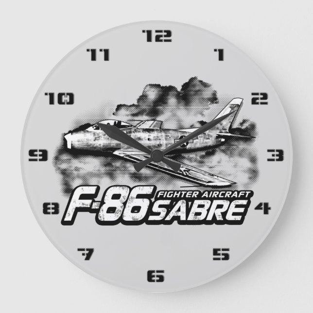 F-86 Sabre Large Clock (Front)