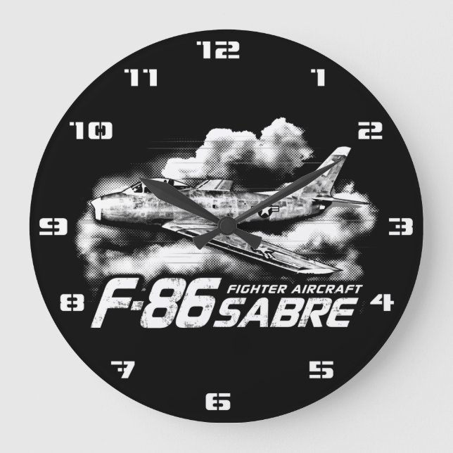 F-86 Sabre Large Clock (Front)
