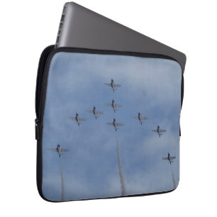 F/A-18 Fighter Jet Plane Air Show Stunt Laptop Sleeve