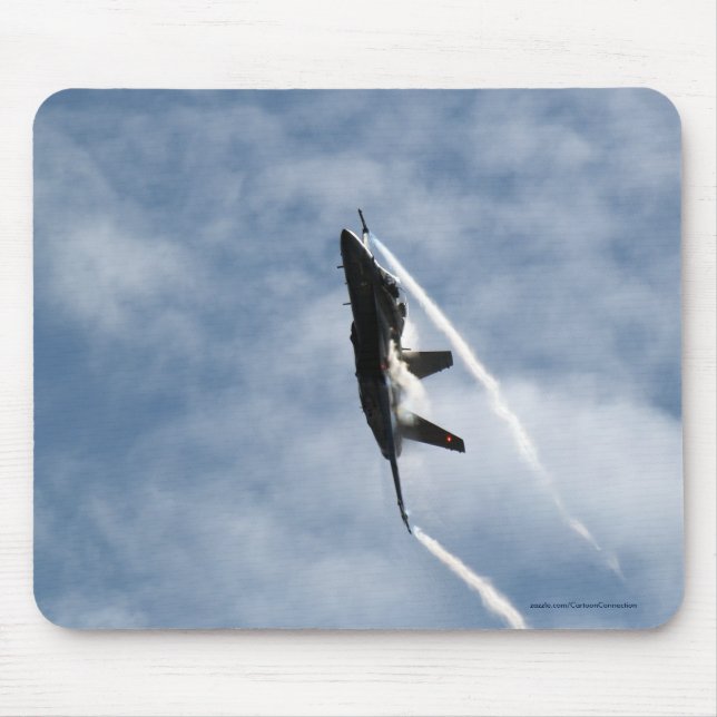 F/A-18 Fighter Jet Plane Air Show Stunt Mouse Mat (Front)