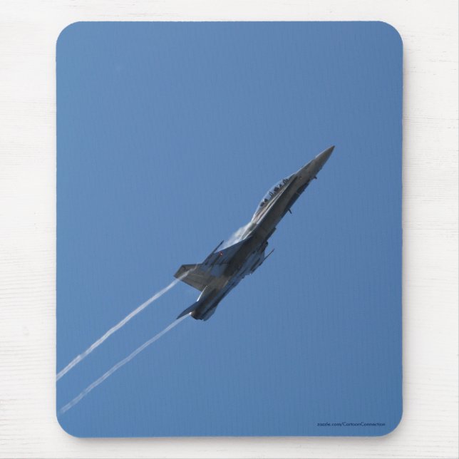 F/A-18 Fighter Jet Plane Air Show Stunt Mouse Mat (Front)