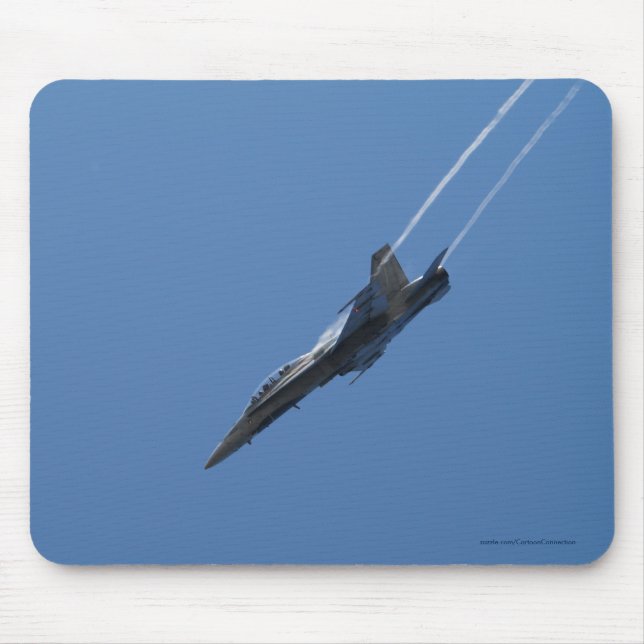 F/A-18 Fighter Jet Plane Air Show Stunt Mouse Mat (Front)