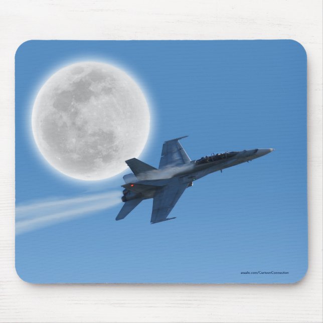 F/A-18 Fighter Jet Plane Air Show Stunt Mouse Mat (Front)