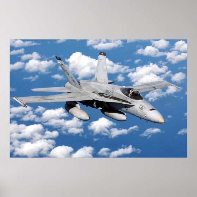 F/A-18 Hornet Poster (Front)