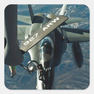 F/A 18 refuelling Square Sticker
