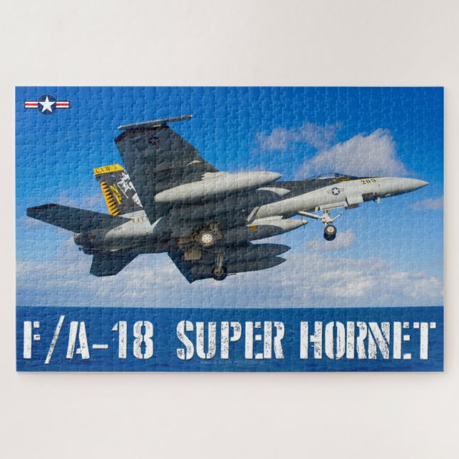 F/A-18 SUPER HORNET (20x30 INCH) Jigsaw Puzzle (Horizontal)