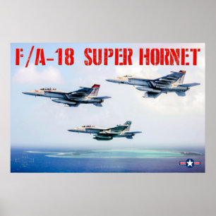 F/A-18 SUPER HORNET POSTER