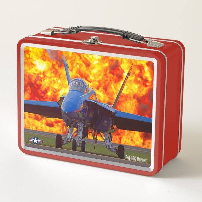 F/A-18C HORNET METAL LUNCH BOX (Front)
