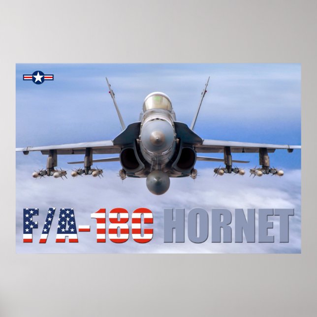 F/A-18C HORNET POSTER (Front)