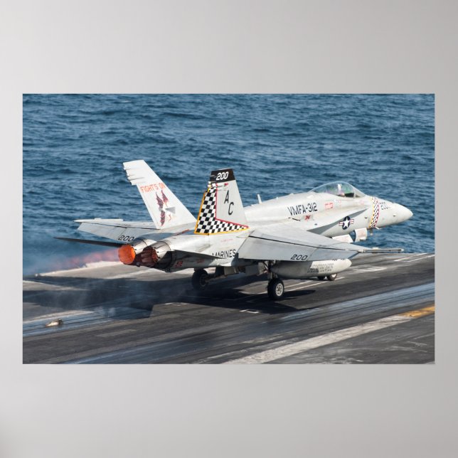 F/A-18C Hornet Poster (Front)