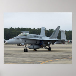 F/A-18C of VMFA-251 from MCAS Beaufort, SC Poster