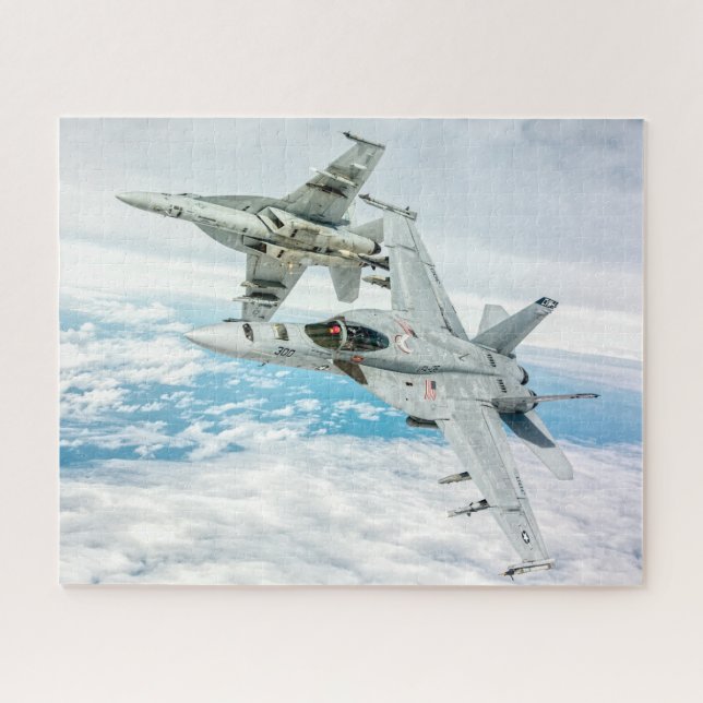 F/A-18E SUPER HORNET (16x20 INCH) Jigsaw Puzzle (Horizontal)