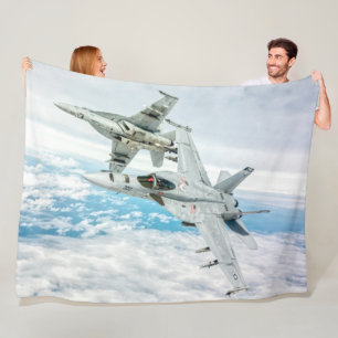 F/A-18E SUPER HORNET FLEECE BLANKET