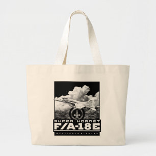 F/A-18E Super Hornet Large Tote Bag