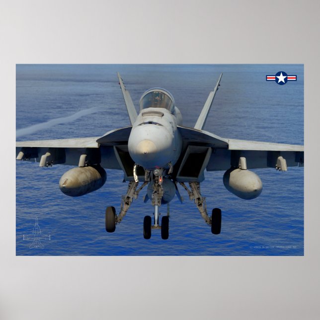 F/A-18E SUPER HORNET POSTER (Front)