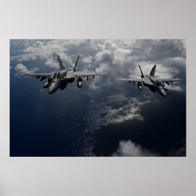 F/A-18E Super Hornet Poster (Front)