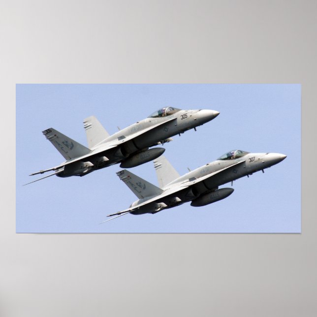 F/A-18E Super Hornet Poster (Front)
