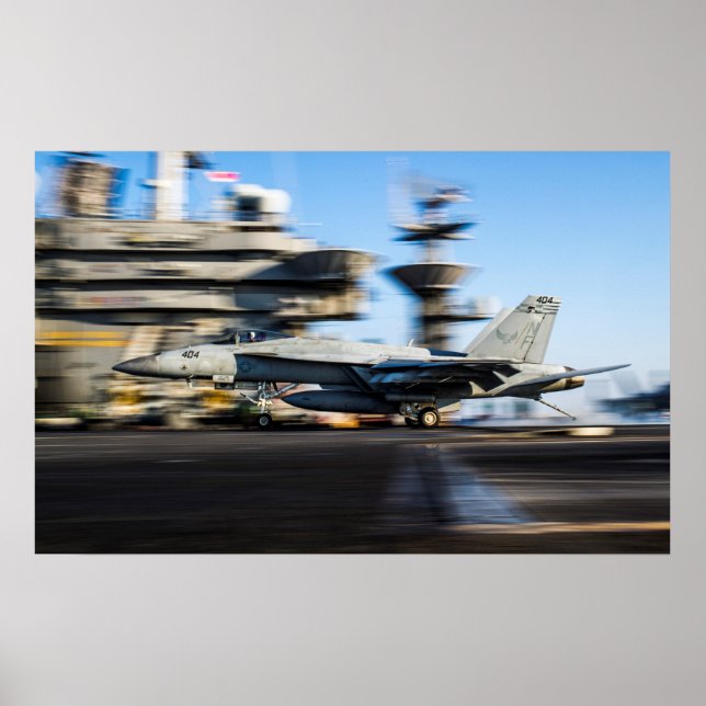 F/A-18E Super Hornet Poster (Front)