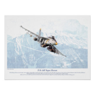 F/A-18F Hornet Poster