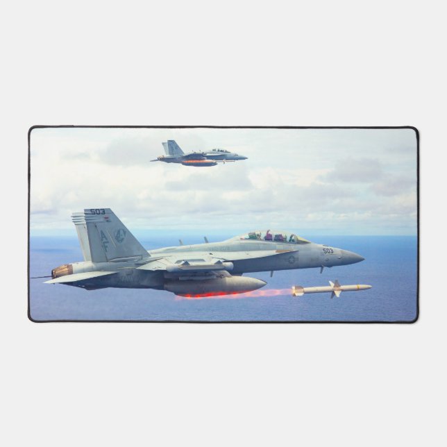 F/A-18G SUPER HORNET GROWLER DESK MAT (Front)